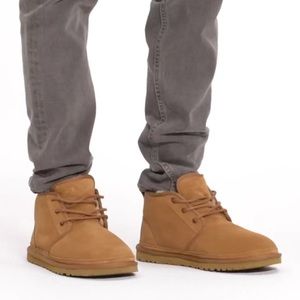 UGG Neumel grey suede unisex boots NWT size 6 (6.5) mens